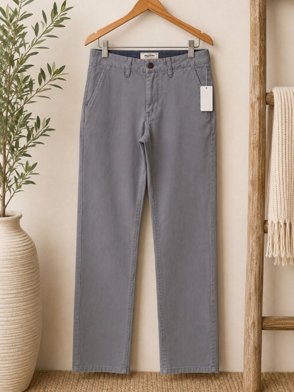 Flag & Anthem Men’s Gray Stretch Chino Pants 28x34 NWT